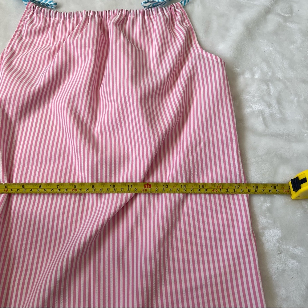 Kelly's Kids Seersucker Dress 14 pink blue green Xl summer bright colorful - Picture 7 of 7